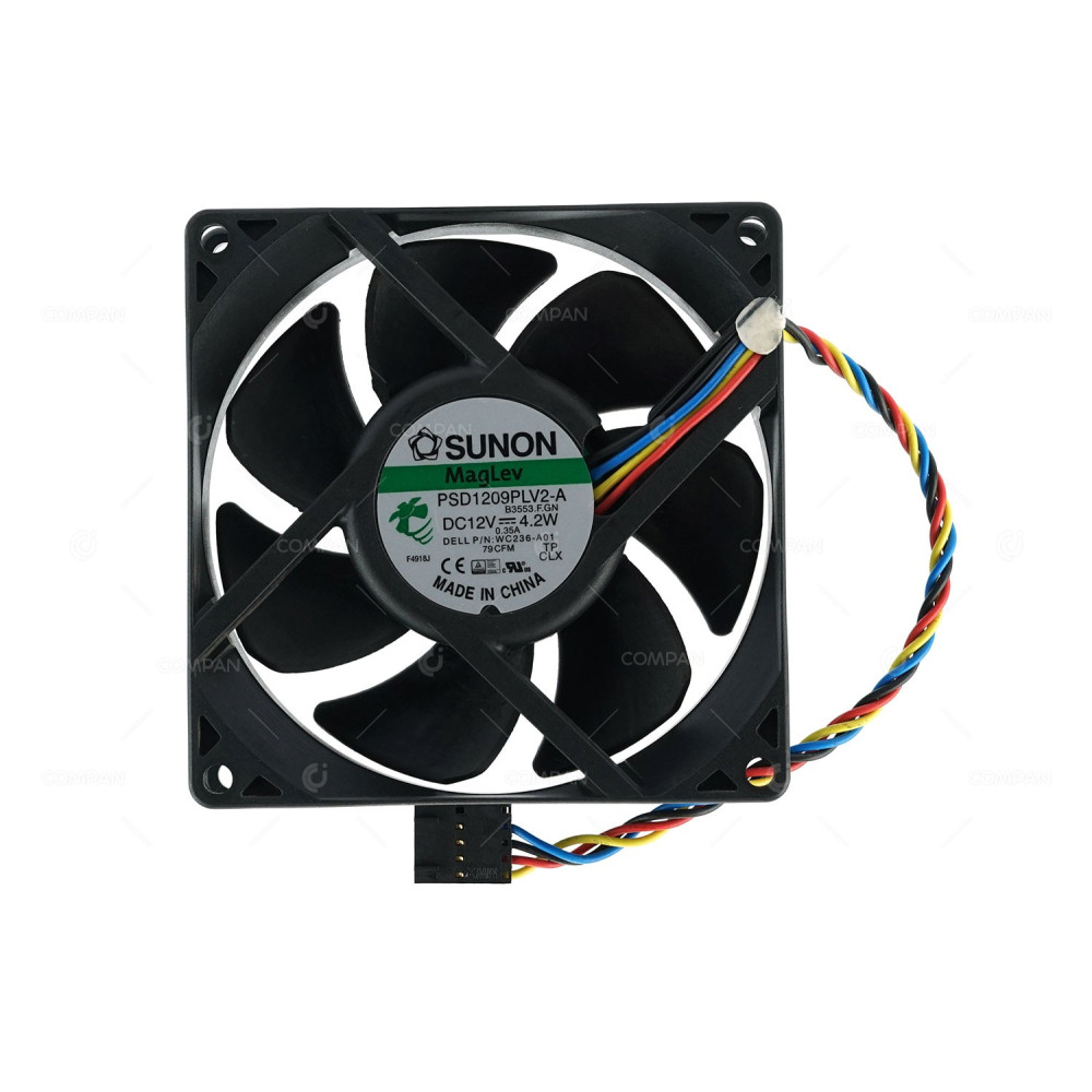WC236 DELL  CASE FAN 5-PIN FOR PRECISION T1600 T1650 OPTILEX GX520 GX620